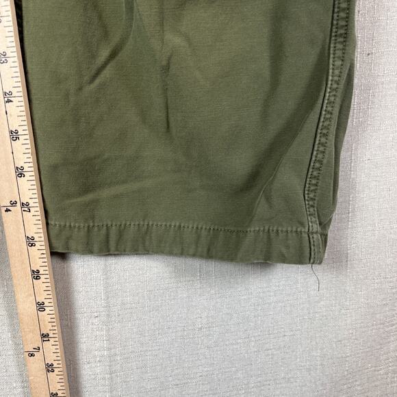 Aritzia TNA Supply Cargo Pant Pants Army Green Olive Size 12 Drawstring Missing - Picture 8 of 14